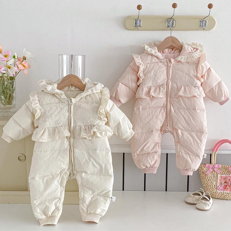 Winter Clothing Toddler Girl - Cekcya ฝาแฝดเสื้อผ้าเด็กฤดูหนาวทารกแรกเกิด Jumpsuit เด็กวัยหัดเดิน One Piece