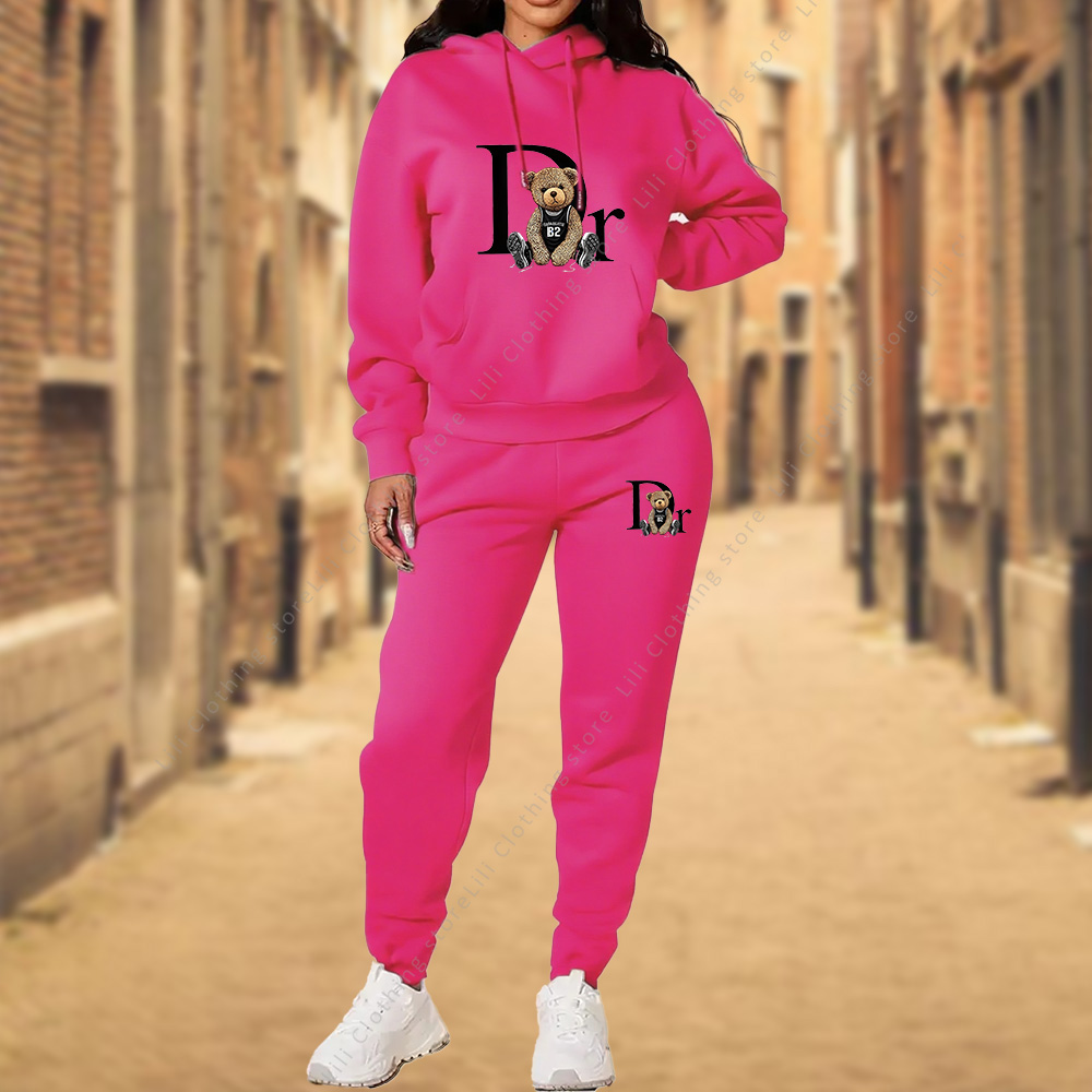 Winter Clothing Factory Outlet - ผู้หญิง TrackSuit ความงาม Designer เสื้อผ้าคุณภาพสูง Hoodies