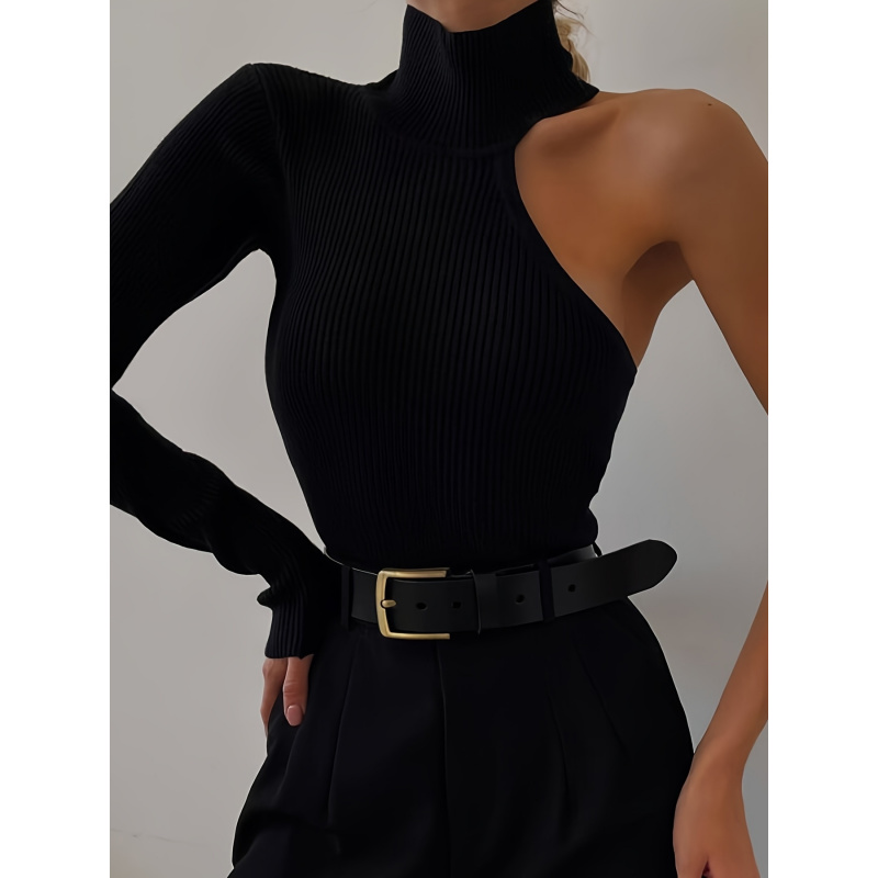 บอดี้สูทแขนยาวแบบไหล่เดียว ผ้า - Winter Clothing For Women บทวิจารณ์และราคา