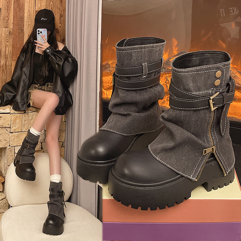 รองเท้าบูทหุ้มข้อสำหรับผู้หญิง - Winter Clothing For Women บทวิจารณ์และราคา