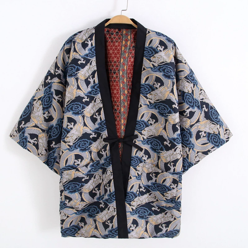 เสื้อโค้ทฮันเท็นลายมังกรญี่ปุ่ - Traditional Winter Japanese Clothing บทวิจารณ์และราคา