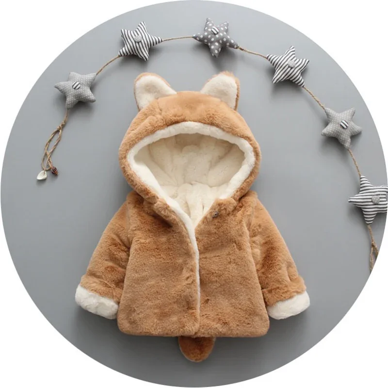 แจ็คเก็ตมีหูแมวน่ารักสำหรับเด็ - Winter Clothing Toddler Girl บทวิจารณ์และราคา
