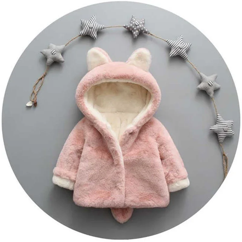 แจ็คเก็ตมีหูแมวน่ารักสำหรับเด็ - Winter Clothing Toddler Girl บทวิจารณ์และราคา