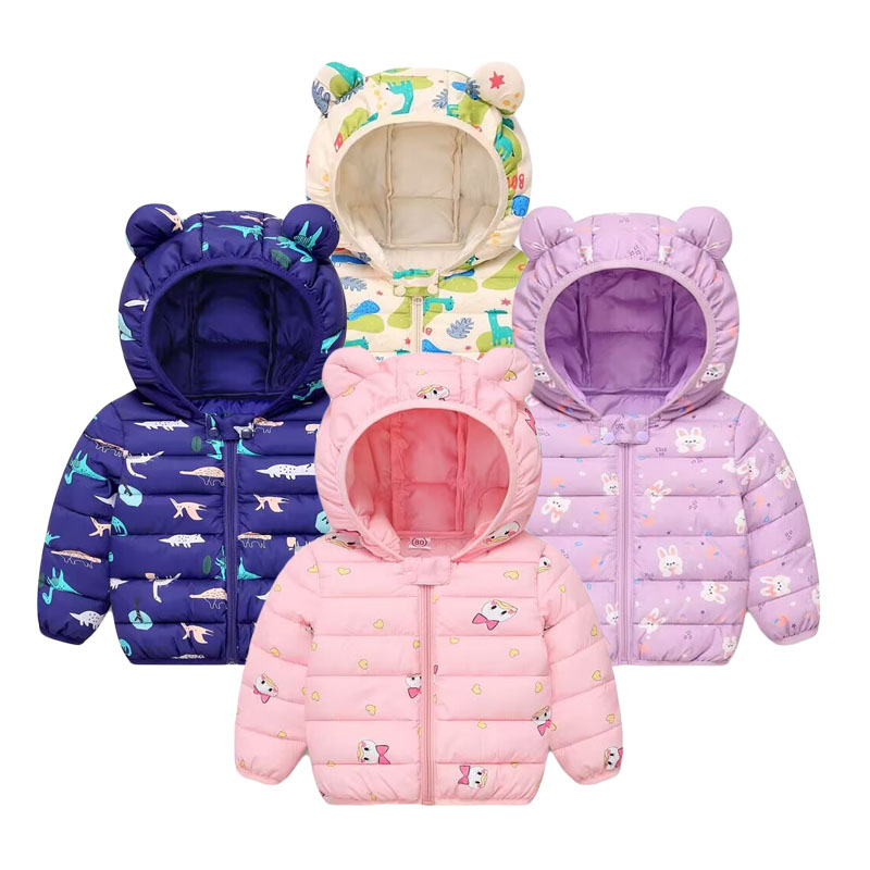 เด็กฝ้ายเสื้อเด็กการ์ตูนลงเสื้ - Winter Clothing Toddler Girl บทวิจารณ์และราคา
